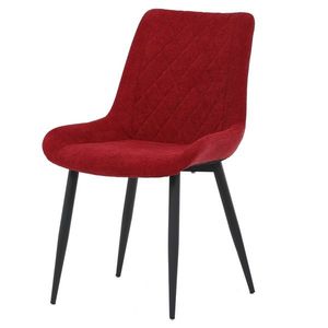 Jídelní židle NICOLETTE červená/černá obraz