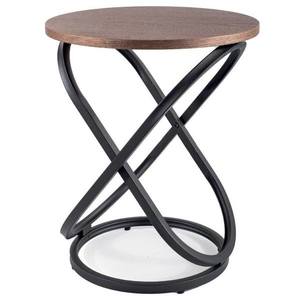 Přístavný stolek IUS 3 ořech/černá obraz