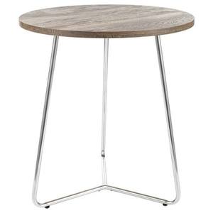 Přístavný stolek OLTO ořech/stříbrná obraz