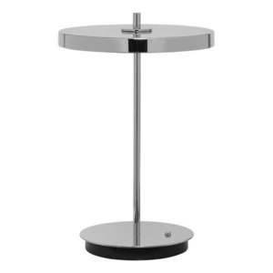 LED stmívatelná stolní lampa ve stříbrné barvě s kovovým stínidlem (výška 31 cm) Asteria Move – UMAGE obraz