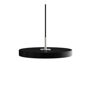 Černé LED stmívatelné závěsné svítidlo s kovovým stínidlem ø 31 cm Asteria Plus Mini – UMAGE obraz