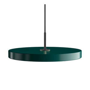 Tmavě zelené LED závěsné svítidlo s kovovým stínidlem ø 43 cm Asteria Medium – UMAGE obraz