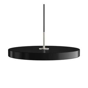 Černé LED stmívatelné závěsné svítidlo s kovovým stínidlem ø 43 cm Asteria Plus Medium – UMAGE obraz
