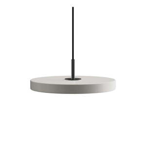 Světle šedé LED závěsné svítidlo s kovovým stínidlem ø 31 cm Asteria Mini – UMAGE obraz
