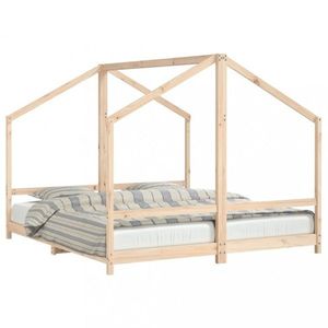 Dvojitá dětská domečková postel Dekorhome 90 x 200 cm, Dvojitá dětská domečková postel Dekorhome 90 x 200 cm obraz