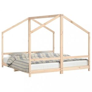 Dvojitá dětská domečková postel Dekorhome 90 x 190 cm, Dvojitá dětská domečková postel Dekorhome 90 x 190 cm obraz