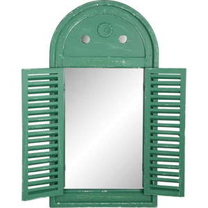 Venkovní zrcadlo s dřevěným rámem 39x75 cm – Esschert Design obraz
