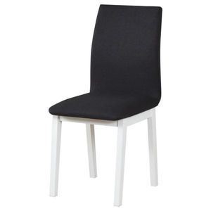 Jídelní židle LUKA 1 bílá/černá obraz