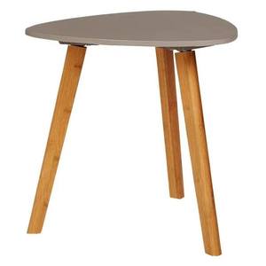 Přístavný stolek BURNETT šedá/bambus obraz