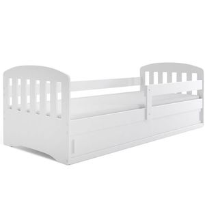 BMS Dětská postel CLASIC 1 Barva: Bílá / bílá, Rozměr: 160 x 80 cm obraz
