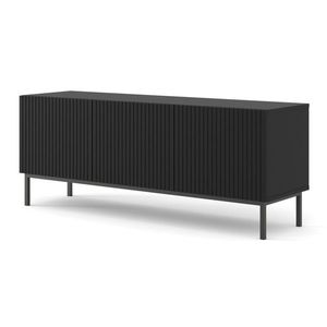 ARTBm TV stolek RAVENNA B 3D 150 | černá matná Provedení: Černý mat / černé nohy obraz
