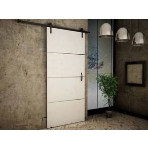 KIER Posuvné dveře RETRO PLUS | 100 cm Barva: Bílá obraz