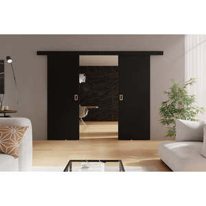 KIER Posuvné dveře WERDI DUO | 132 cm Barva: Černá obraz