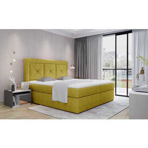 Artelta Čalouněná manželská postel IDRIS | 140 x 200 cm Barevné provedení IDRIS: Omega 68 obraz