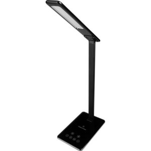 Retlux RTL 198 Stolní LED lampa s Qi dobíjením černá, 5 W, 250 lm obraz