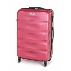 Pretty UP Cestovní kufr na kolečkách ABS29, L, vínová obraz