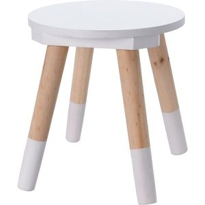 Dětská dřevěná stolička Kid´s collection bílá, , 24 x 26 cm obraz
