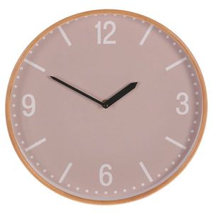 Nástěnné hodiny Simplex béžová, pr. 32 cm, MDF obraz