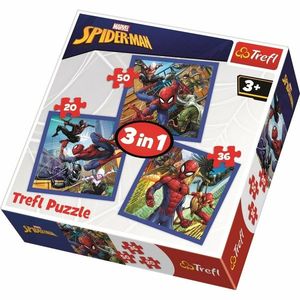 Trefl Puzzle Spiderman 3v1 20, 36, 50 dílků obraz