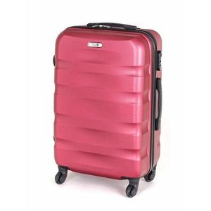 Pretty UP Cestovní kufr na kolečkách ABS29, M, vínová obraz
