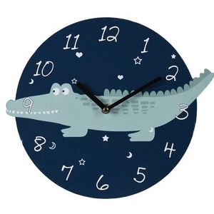 Nástěnné hodiny Krokodýl, pr. 28 cm obraz