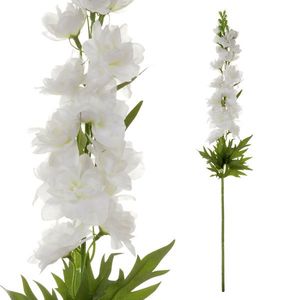 Umělá květina Ostrožka bílá, 70 x 8 cm obraz