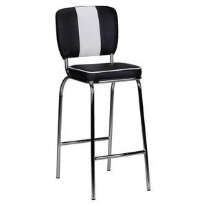 Barová Židle American Diner Černobílá obraz