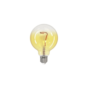 LED Žárovka FILAMENT SHAPE G95 E27/4W/230V 1800K žlutá obraz
