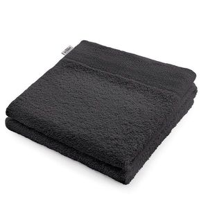 Bavlněný ručník AmeliaHome AMARI tmavě šedý, velikost 50x100 obraz