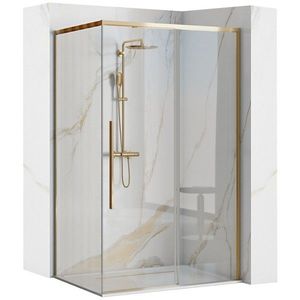 Sprchový kout Rea SOLAR 80x100 cm zlatý obraz