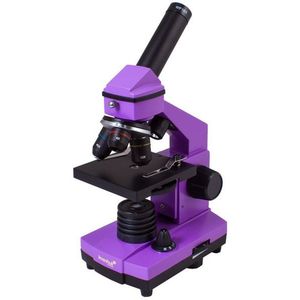 Mikroskop Levenhuk Rainbow PLUS, 2L, zvětšení 640 x, fialový obraz