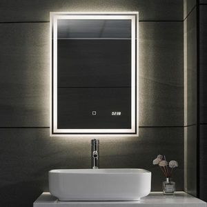 Aquamarin Koupelnové zrcadlo s LED osvětlením, 120 x 70 cm obraz