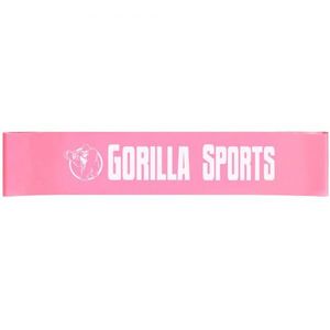 Gorilla Sports Fitness guma 10 lb, růžová obraz