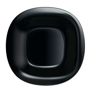 Luminarc Plytký talíř Carine černý 26 cm obraz
