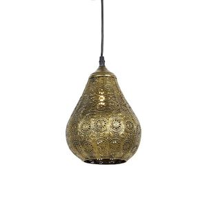 Orientální závěsná lampa zlatá - Billa Dia obraz