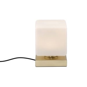 Stolní lampa mosazná včetně LED dotykově stmívatelné - Jano obraz