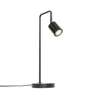 Moderní stolní lampa černá nastavitelná - Java obraz