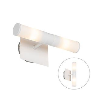 Moderní koupelnové nástěnné svítidlo bílé IP44 2-světlo - Vana obraz