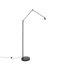 Moderní stojací lampa černá nastavitelná - Editor obraz