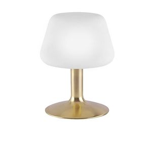 Mosazná stolní lampa s 3-stupňovým dotykovým stmívačem včetně LED - Tilly obraz
