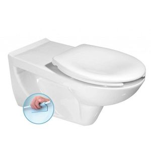 SAPHO HANDICAP závěsná WC mísa prodloužená 37, 5x73cm, Rimless, bílá K670-002 obraz