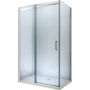 MEXEN/S OMEGA sprchový kout 110x100 cm, transparent, chrom 825-110-100-01-00 obraz