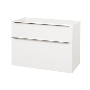 MEREO Mailo, koupelnová skříňka 101 cm, bílá, chrom madlo CN512S obraz