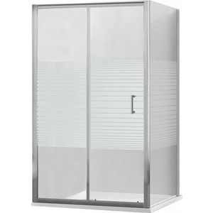 Sprchové dveře MEXEN Apia 100cm bílé obraz