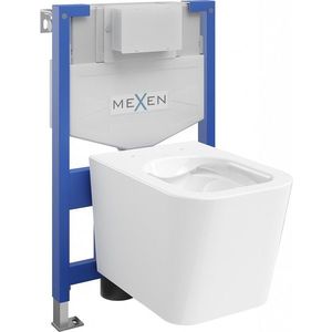 MEXEN/S WC předstěnová instalační sada Felix XS-F s mísou WC Teo, bílá 6803385XX00 obraz