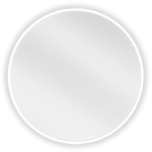 MEXEN Loft zrcadlo 40 cm, bílý rám 9850-040-040-000-20 obraz