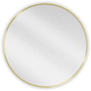 MEXEN Loft zrcadlo 75 cm, zlatý rám 9850-075-075-000-50 obraz