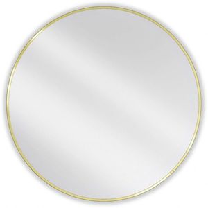 MEXEN Loft zrcadlo 95 cm, zlatý rám 9850-095-095-000-50 obraz