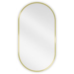 MEXEN Loft zrcadlo 75 x 40 cm, zlatý rám 9851-075-040-000-50 obraz