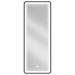 MEXEN Coro zrcadlo s osvětlením 45 x 120 cm, LED 6000K, černý rám 9817-045-120-611-70 obraz